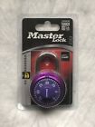 Master Lock Combination Safety Access Lock 1530DCM Purple New