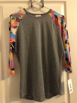 Lularoe Small Disney Goofy Randy Top Shirt Multicolor 3/4 Sleeves Medium New NWT - Image 1 of 4
