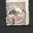 JAPAN 1875 SG63  TYPE 13 GENERALLY FINE USED 45 SEN RED " NORTHERN GOSHAWK"**