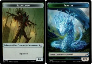1x - SCARECROW \\ FRACTAL Token (#23/20)- CMR: Duskmourn - NM MTG - Picture 1 of 1