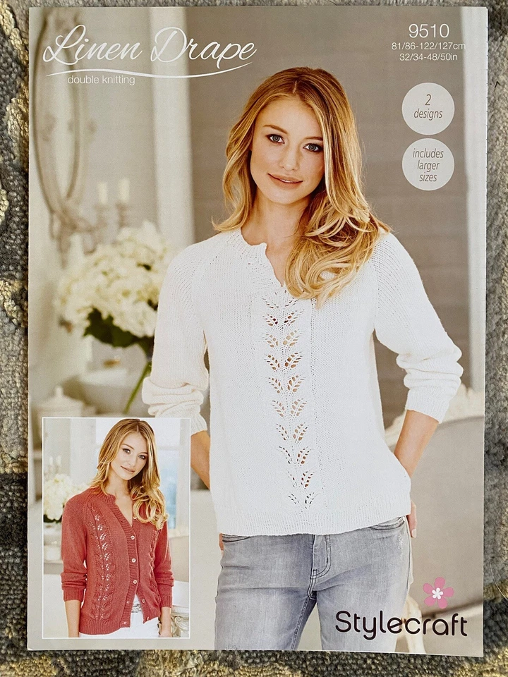 Ladies two designs jumper and cardigan- Knitting Pattern - Style Craft 9510 - Image 1 of 1