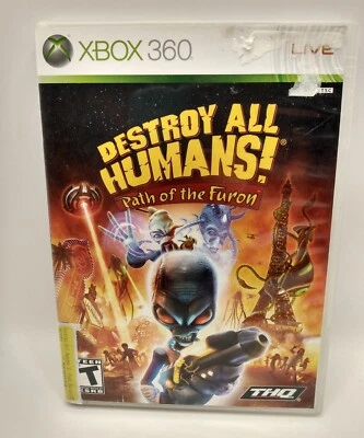 Destroy All Humans Path of the Furon (Microsoft Xbox 360, 2008) NO MANUAL - Image 1 of 4