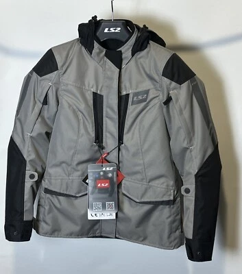 LS2 Metropolis Evo Womens Textile Motorcycle Jacket Light Gray - Image 1 of 3