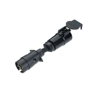 NARVA 82255BL TRAILER ADAPTOR 7 PIN LARGE ROUND SOCKET TO 5 PIN LARGE ROUND  - Picture 1 of 9