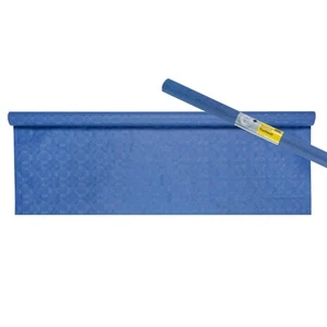 Idena Damast-Tischtuch 1m x 10m dunkelblau Rolle abwaschbare Papier-Tischdecke - Bild 1 von 4