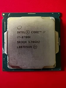 PROCESSEUR INTEL CORE I7-8700K @ 3,7 GHz LGA 1151 - Photo 1/3