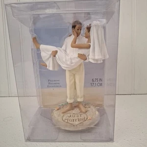 Lillian Rose Just Married on the Beach Braut & Bräutigam Hochzeitstorte Topper *NEU* - Bild 1 von 5