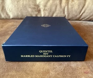 Schuyler Quentel NIV Marbled Mahogany Calfskin Leather Full Yapp - Neu - Bild 1 von 5