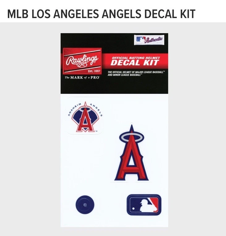 Philadelphia Phillies MLB Authentic Baseball Batting Helmet Decal Kit Rawlings