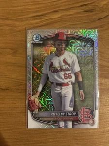 2025 Bowman Chrome Royelny Strop Mojo Refractor Rookie Card (RC) #BCP-221 1st SP - Picture 1 of 2