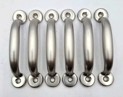 Lote de 6 herrajes para muebles de reproducción manijas de gabinete cajón vintage Foto 1 de 4