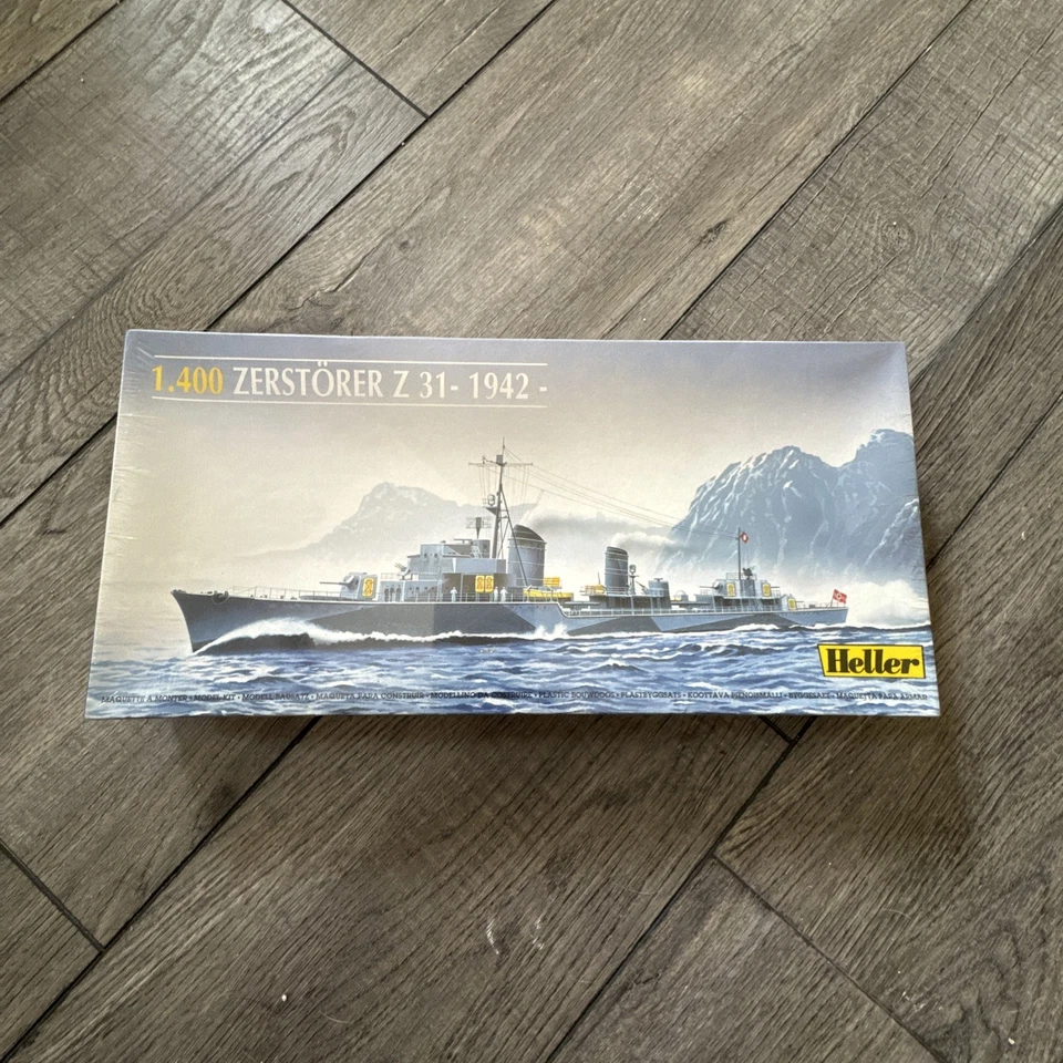Heller 1/400 Zerstorer Z31 1942 German Destroyer #81010