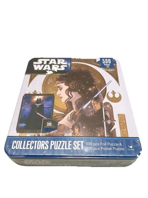 Star Wars Collectors Puzzle Set (2x) - Vader Poster and Padme Foil Puzzle - MIB - Image 1 of 4