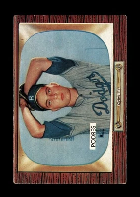 Bowman Set-Break 1955 # 97 Johnny Podres en muy buen estado-en muy buen estado *GMCARDS* Foto 1 de 2