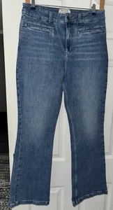Fat Face Fly Flare Jeans Women’s Size 14R  Zip Front Pockets VGC - Picture 1 of 12
