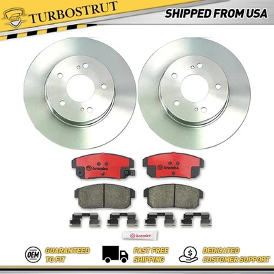 Kit pastillas freno rotores trasero Brembo para Infiniti I35 2002-2004 Foto 1 de 4