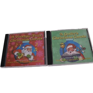 A Golfer's & Football Fan's Christmas Carols * Set of 2 Audio CD * VG 1999 2001 - Picture 1 of 10