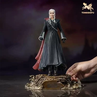 TONGSHIFU All Brass Handmade Game of Thrones Daenerys Targaryen Statue In Stock - Image 1 of 4