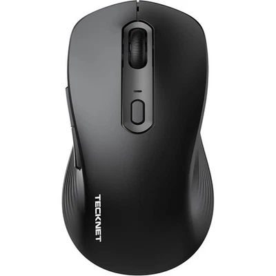 TECKNET Bluetooth Mouse, [ USB + BT1 + BT2 ] Wireless Mouse for Laptop, Silent - Image 1 of 3