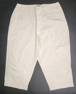Beige Capris Size 12 Essential Style - Picture 1 of 8