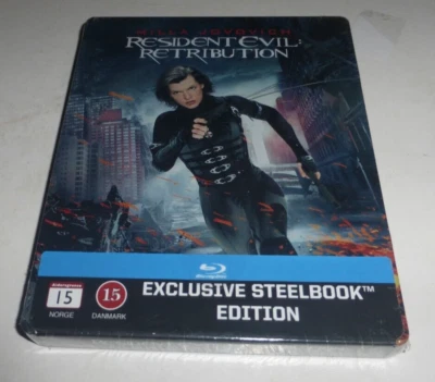 Resident Evil UK: Retribution - Limited Edition Steelbook Blu-ray Import New - Image 1 of 4