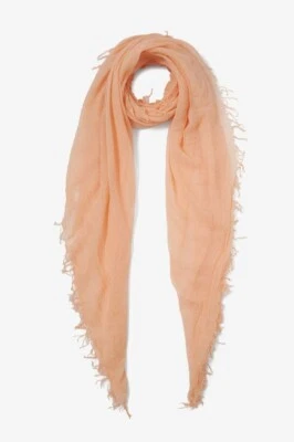 Chan Luu Cashmere & Silk Scarf Wrap Solid Summer PEACH BRH-SC-140 LIMITED COLOR! - Image 1 of 4