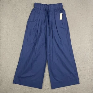 Maeve by Anthropologie Wide Leg Pants Womens Small Blue Drawstring Boho Casual - Picture 1 of 10