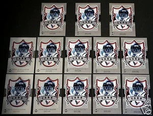 Lote de trece tarjetas de radiocontrol de novato de los Houston Texans David Carr 2003 UD Patch Collection - Imagen 1 de 2