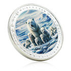 Arctic Polar Bear Silver Coin World Animal Protection Commemorative Medal Crafts