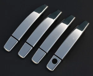 Chrome Door Handle Trim Set Covers To Fit Chevrolet Cruze 4dr (2008-16) - Picture 1 of 3