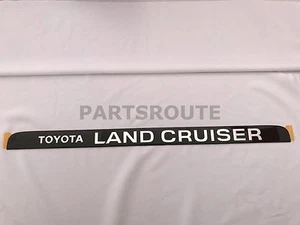 Toyota Land Cruiser OEM Genuine Tailgate Hatch Door Emblem FJ80 FZJ80 1991-1997 - Picture 1 of 9