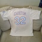 T-shirt Majestic Philadelphia Phillies Steve Carlton #32 kremowy rozmiar L