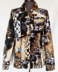 JACKET AUTHENTIC HARALD GLOOCKLER POMPOOS ANIMAL WOMEN'S BLAZER-SIZE:US 6/EU 34 - Picture 1 of 7