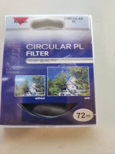Kenko-Tokina 72mm Circular Polarizing Filter - Optical Glass - Made In Japan - Picture 1 of 2