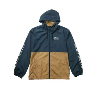 Salzige Crew-Windschutzjacke ""Oberfläche"" (Marineblau/Stroh) mit Reißverschluss - Bild 1 von 2