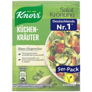 Knorr Salatkrönung Cucine Erbe Chiare Insalata Dressing 5x 8g - Foto 1 di 1