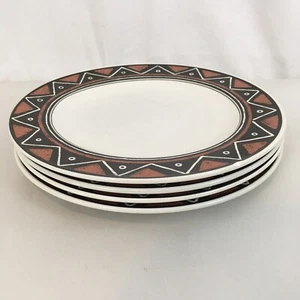 Mikasa Fashion Plaza Mozambique Set of 4 Dinner Plates (4) - Picture 1 of 7
