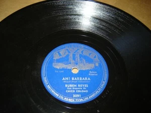 Ruben Reyes Latin 78 RPM Discos Taxco 3091 Beso de Fuego / Ah Barbara nice V+ - Picture 1 of 2