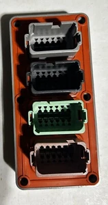 TE Connectivity Deutsch 48 Pin Header DT04-48P Flange Mounted DT04-48P-B016 - Picture 1 of 3