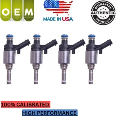 Nuevos inyectores de combustible OEM X4 BOSCH para 06-16 Audi A5 Volkswagen 2.0L 06J906036H Foto 1 de 4