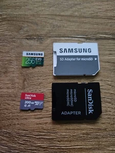 200GB & 256GB microSD Karte Samsung & Sandisk - Bild 1 von 1