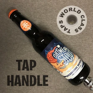 ¡VENTA! Nuevo BRECKENRIDGE AVENA STOUT cerveza de tiro MANGO DE GRIFO marcador LUNA Colorado - Imagen 1 de 3