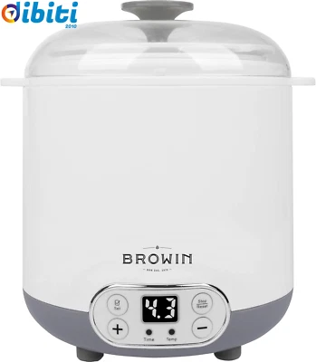 macchina per  Formaggio e Yogurt con 1,5 L Termostato, Bianco, Grigio, Mittler - Immagine 1 di 4