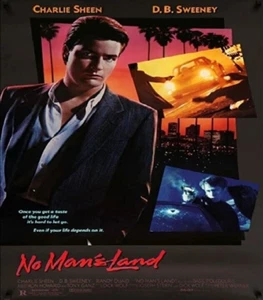 NO MAN'S LAND  (1987) Charlie Sheen, Randy Quaid, - Public Domain DVD NO CASE - Picture 1 of 1