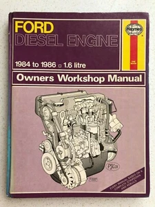 Haynes Ford Diesel Engine 1984 to 1986 1.6 litre Owners Workshop Manual book - Picture 1 of 12