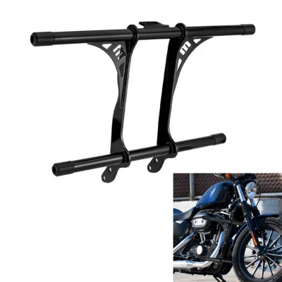 Front Engine Guard Crash Bar For Harley Sportster 883 1200 XL w/Forward Controls - Image 1 of 4