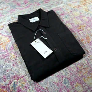 Folk Fiver Over Shirt Chore Jacket Size 5 Brown XL RRP £185 Toast YMC Norse CP - Picture 1 of 6