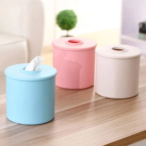 Tissue Paper Box Sturdy Cute Roll Paper Case Large Capacity - Picture 1 of 11
