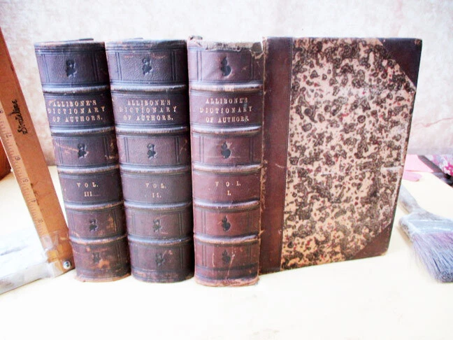 3Vols,A CRITICAL DICTIONARY Of ENGLISH LITERATURE,1859,S.Austin Allibone - Image 1 of 4