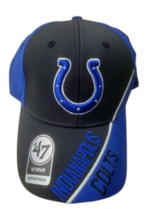 New Official NFL Indianapolis Colts Venture '47 MVP Adjustable Ball Cap - Picture 1 of 3